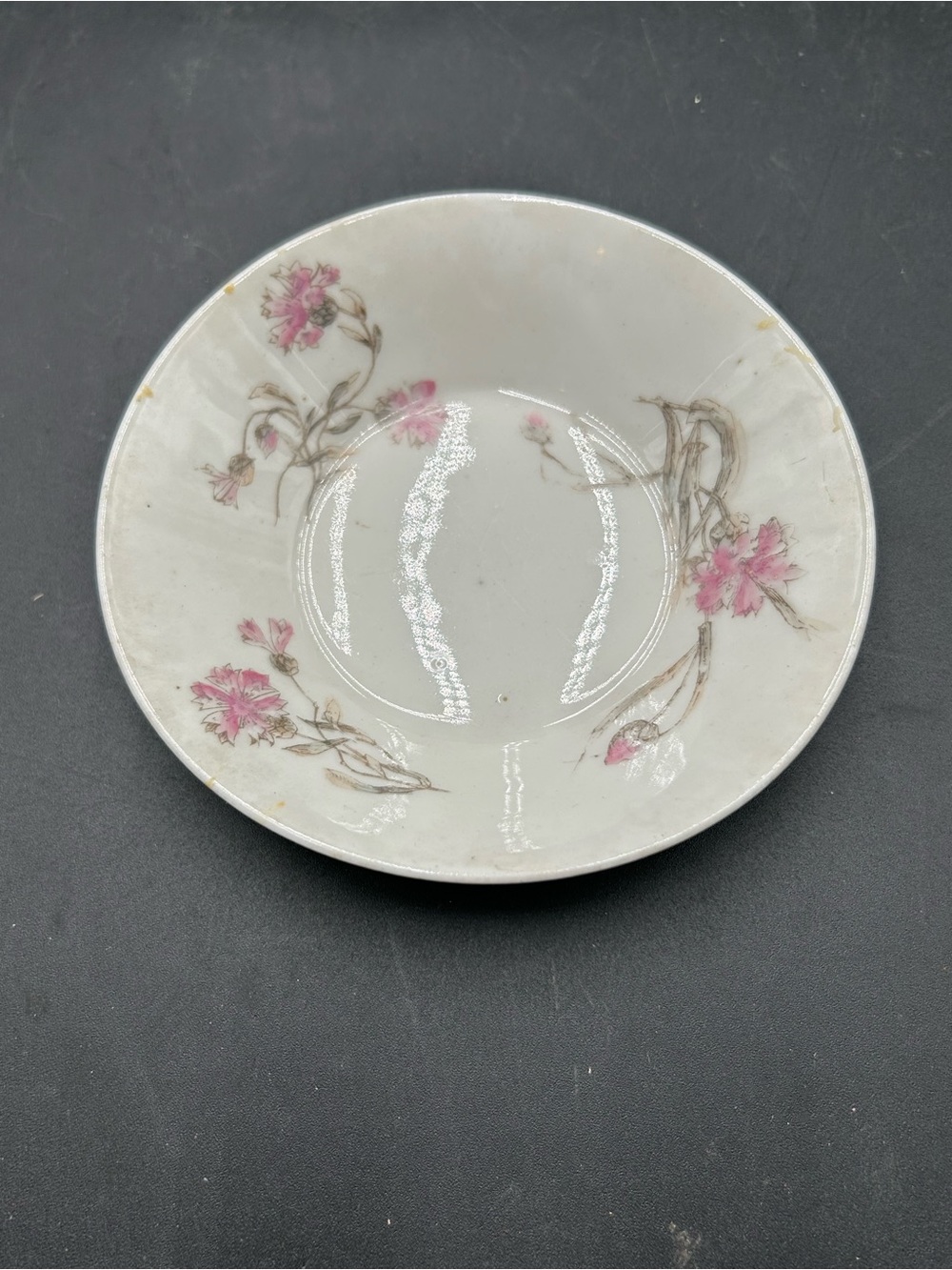 Charles Field Haviland Limoges Floral Porcelain small bowl Dish White & Pink